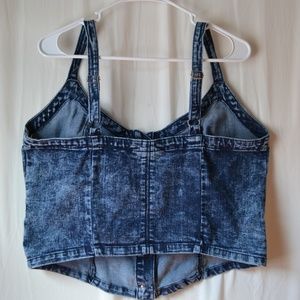 Ashley Stewart Tops - Super Cute Denim Bustier Ashley Stewart Tops - Super Cute Denim Bustier